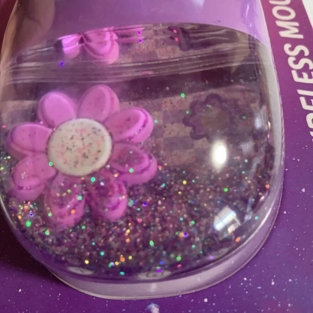 New Water Glitter Sparkles Kawaii Glitter Explosion Camp Wireless Computer Mouse